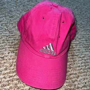 Adidas ball cap- hot pink